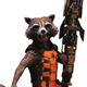 Illustration for article titled Holy Cow, This Rocket Raccoon Statue Is Over 6 Feet Tall
